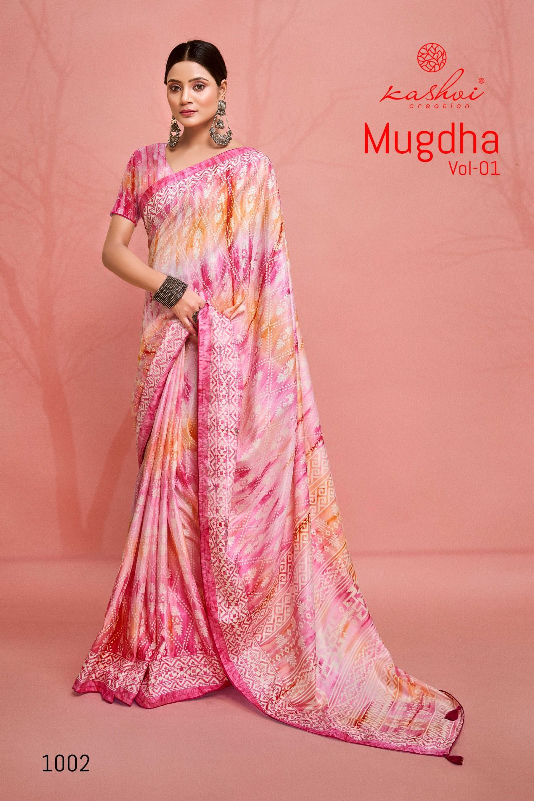 Mugdha Vol 1 By Kashvi Prizm Printed Designer Sarees Wholesale Price In Surat
